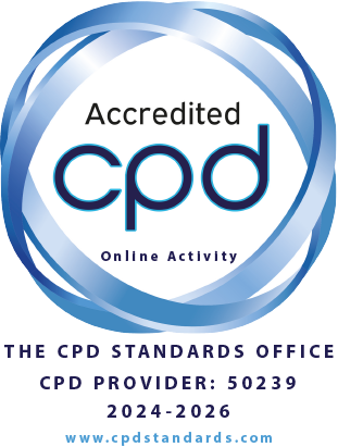 CPD accredited training certification logo.