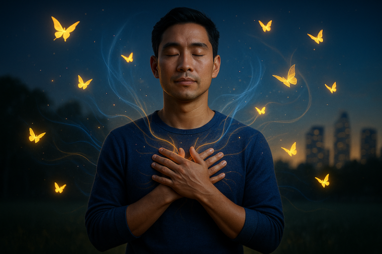 Illustration representing the biology of trauma and nervous system healing through Wholality’s science-backed approach.